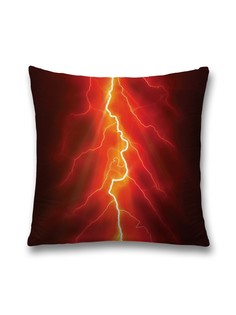 Наволочка декоративная JoyArty "Вспышка молнии" на молнии, 45x45 см