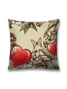 Наволочка декоративная JoyArty "Любовное ожидание" на молнии, 45x45 см