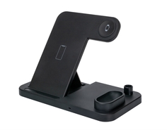 Беспроводное зарядное устройство 4 в 1 MyPads A131-124 (телефон наушники часы и стилус)