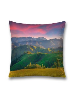 Наволочка декоративная JoyArty "Внезапные холмы" на молнии, 45x45 см