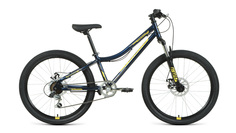 Велосипед Forward Titan 24 2.2 Disc 2021 12" темно-синий/золотой