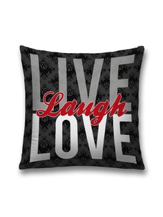 Наволочка декоративная JoyArty "Позитивная цитата" на молнии, 45x45 см