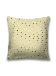 Наволочка декоративная JoyArty "Точки на решетках" на молнии, 45x45 см