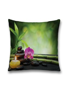 Наволочка декоративная JoyArty "Аромат орхидеи" на молнии, 45x45 см