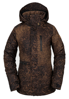 Куртка Сноубордическая Volcom 2020-21 Shelter 3D Stretch Leopard (Us:s), 2020-21