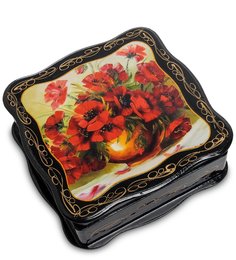 Шкатулка в технике декупаж (квад. 19х19х5,5) Art East