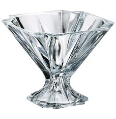 Ваза для фруктов 30 см Crystalite Bohemia "Метрополитэн Без декора" 087757