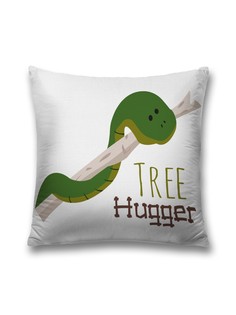 Наволочка декоративная JoyArty "Обниматель деревьев" на молнии, 45x45 см