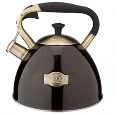 Чайник из нержавеющей стали Kelli KL-4550 3 л (черный)