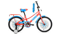 Велосипед Forward Azure 20 2021 рост 10.5 коралловый/голубой