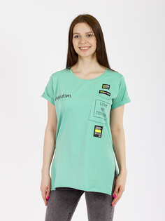 Футболка женская DAIROS GD69300988 бирюзовая S