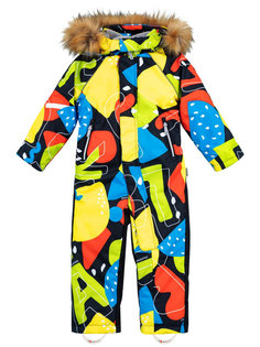 Комбинезон детский NikaStyle 8з1321 желтый/синий р.80-48