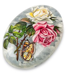 Шкатулка "Бабочка" 9,5х6,5 исп. Яблокова Art East