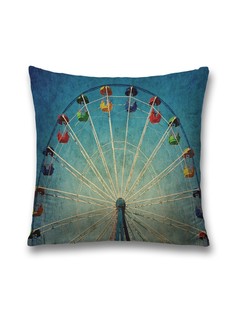 Наволочка декоративная JoyArty "Чертово колесо" на молнии, 45x45 см