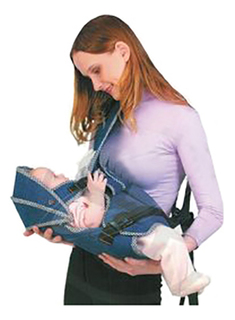 Рюкзак для переноски детей BabyStyle Мася джинс