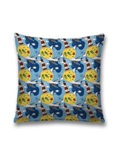 Наволочка декоративная JoyArty "Земные маяки" на молнии, 45x45 см