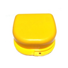 Контейнер для лекарств StaiNo пластиковый 78x83x45 желтый Plastic Box DB02