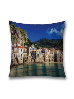 Наволочка декоративная JoyArty "Городская древность" на молнии, 45x45 см