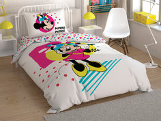 Постельное белье детское люкс-ранфорс MINNIE COLOUR MAYHEM 1.5 спальное ТАС