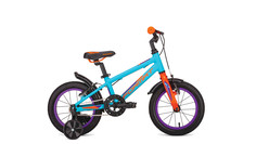 Велосипед Format Kids 14 1 ск. One Size 2018-2019 бирюзовый матовый, RBKM9H6F1001