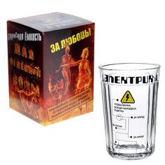 Гранёный стакан "Электрик" (270 мл) No Brand