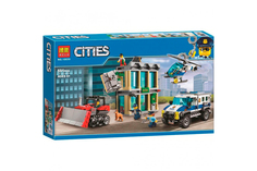 Конструктор пластиковый BELA 10659 Ограбление на бульдозере