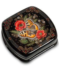 Шкатулка "Маки" Николаева Art East