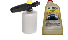 Пенное сопло Karcher FJ 6 + автошампунь для бесконтактной мойки REIN Super 1 л.