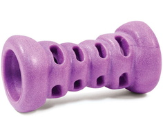 Жевательная игрушка для собак Triol Aroma Кость полая из резины, фиолетовая, 9 см