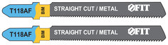 Пилки для лобзиков по металлу, 76/51/1,1 мм (T118AF), 2 шт. FIT 40971 F.It