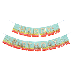 Гилянда Meri Meri Happy Birthday гофрированная 215893