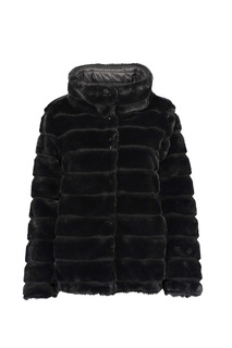 Полушубок женский BLUE SEVEN blue 7 291043 черный 48 EU