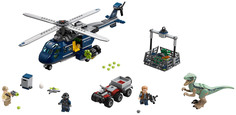Конструктор LEGO Jurassic World Погоня за Блю на вертолете 75928