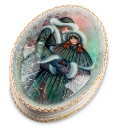 Шкатулка "Влюбленные" исп. Веснушка Art East