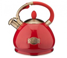 Чайник из нержавеющей стали Kelli KL-4546 3 л (красный)
