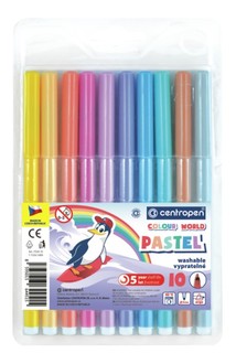 Фломастеры Centropen Colour World Pastel 10 шт