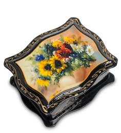 Шкатулка в технике декупаж (прям. 12,5х10х4,5) Art East