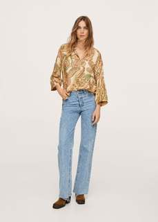 Блузка с принтом пейсли - Paisley-a Mango
