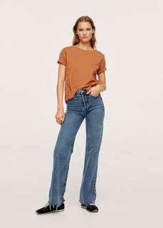 Повседневная хлопковая футболка - Soli Mango