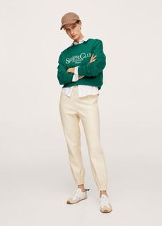 Хлопковый свитшот с надписью - Pstsport Mango