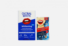 Полоски для отбеливания зубов 7 пар Global White