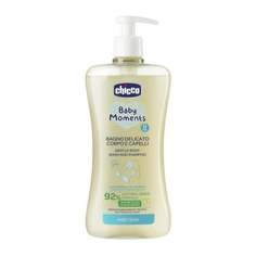 Пена-шампунь для волос и тела Chicco Baby Moments "Delicate skin", 500 мл