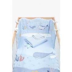 Набор постельного белья в кроватку "Ты, я и море", голубой Mothercare