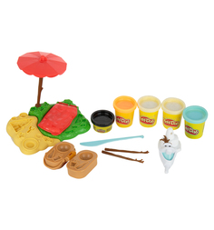 Набор для лепки из пластилина Play-Doh Холодное сердце Frozen Летние приключения Олафа белый