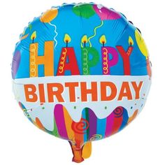 Шар фольгированный Action! «Happy Birthday»