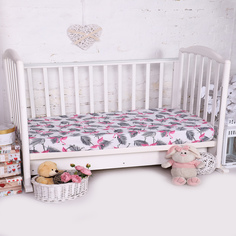 Простыня Элегия на резинке 1 шт 75х125