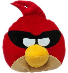 Подушка декоративная Angry Birds Красная птица 25 см