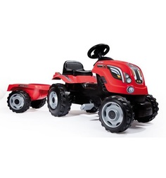 Педальный трактор Smoby XL с прицепом