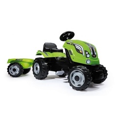 Педальный трактор Smoby XL с прицепом