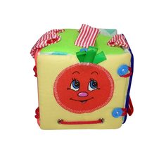 Игрушка мягконабивная Издательство Учитель Куб-сумка 12х12 см